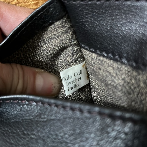 NWOT! Black Water Buffalo Rugged All Leather Messenger Gamer File Crossbody Bag - Picture 13 of 14